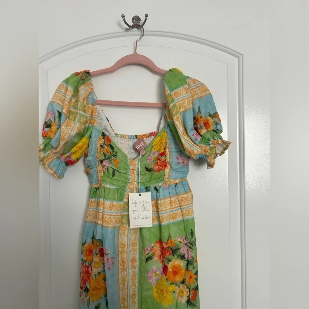 Show Me Your Mumu Annabelle French Mini Dress size S NWT chic cottagecore boho - Picture 8 of 15